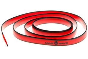 Mad wave silicone strap červená