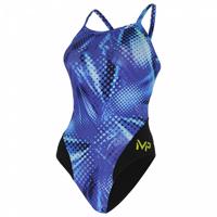 Michael Phelps Dívčí plavky MESA LADY MID BACK - multicolor/modrá