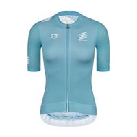MONTON Cyklistický dres s krátkým rukávem - SKULL III LADY - modrá/bílá L