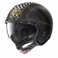 Moto helma Nolan N21 Getaway Barva Flat Black-Gold, Velikost S (53-54)