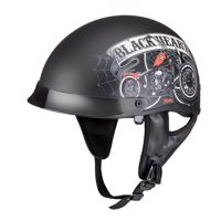 Moto přilba W-TEC Black Heart Rednut Barva Gun Blazin/Matt Black, Velikost L (59-60)