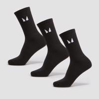 MP Unisex Socks (3 Pack) - Black - UK 9-11