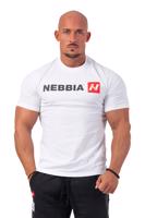 NEBBIA Essentials Tričko Red "N" 292 White Barva: Bílá, Velikost: XL