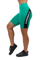 NEBBIA Hero N°3 Cyklistické šortky s vysokým pasem ICONIC 238 Green Barva: Zelená, Velikost: M