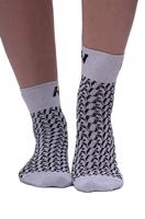 NEBBIA “HI-TECH” N-pattern crew ponožky 130 Grey Barva: Šedá, Velikost: 35-38