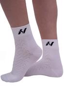 NEBBIA “HI-TECH” N-pattern crew ponožky 130 White Barva: Bílá, Velikost: 35-38