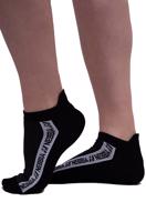 NEBBIA “STEP FORWARD” kotníkové ponožky 110 Black Barva: Černá, Velikost: 35-38