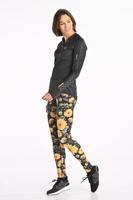 Nessi Sportswear Běžecké Legíny Regular s pásem PRO OSLP-17S9 Sunflowers Velikost: S/M