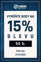 Nessi Sportswear Stála sleva 15% - 50 b.