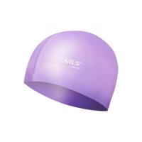 NILS Aqua Silikonová čepice NQC Dots fialová