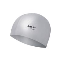 NILS Aqua Silikonová čepice NQC Dots šedá
