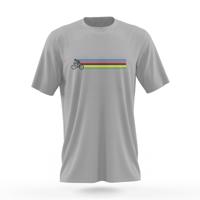 NU. BY HOLOKOLO Cyklistické triko s krátkým rukávem - A GAME - vícebarevná/bílá/šedá 3XL