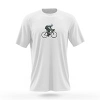 NU. BY HOLOKOLO Cyklistické triko s krátkým rukávem - BEHIND BARS - bílá/zelená M