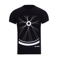 NU. BY HOLOKOLO Cyklistické triko s krátkým rukávem - RIDE THIS WAY II. - černá 2XL