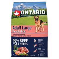 ONTARIO Dog Adult Large Beef & Rice 2,25 kg