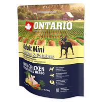 ONTARIO Dog Adult Mini Chicken & Potatoes & Herbs 0,75 kg