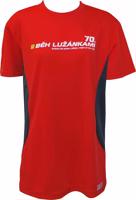 Pánské běžecké triko SULOV RUNFIT, červené Velikost: L Oblečení velikost: M