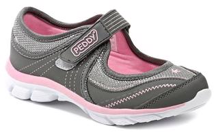 Peddy PO-518-22-02 šedo růžová dívčí letní obuv