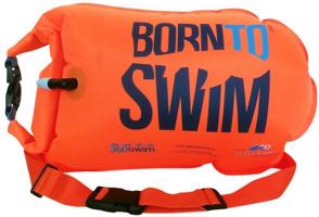 Plavecká bójka borntoswim float bag oranžová
