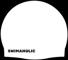Plavecká čepice swimaholic seamless cap bílá