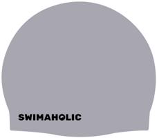 Plavecká čepice swimaholic seamless cap šedá