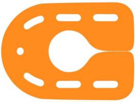 Plavecká deska matuska dena rehabilitation float oranžová