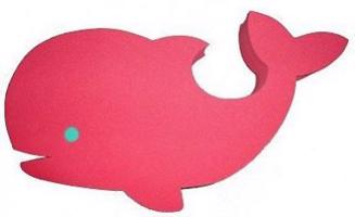 Plavecká deska matuska dena whale kickboard červená