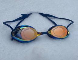 Plavecké brýle borntoswim freedom mirror swimming goggles tmavě