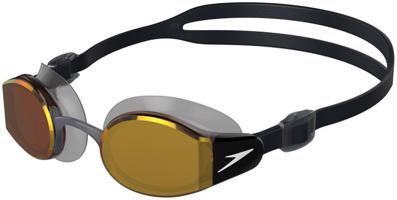 Plavecké brýle speedo mariner pro mirror černo/zlatá