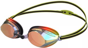 Plavecké brýle speedo vengeance mirror junior oranžovo/zelená