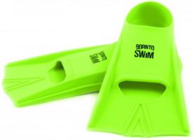 Plavecké silikonové ploutve borntoswim green m
