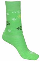 podkolenky baby Ski barva: zelená;velikost (obuv / ponožky): 27-29