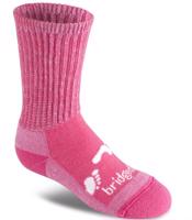 Ponožky Bridgedale Hike All Season Junior Merino Comfort Boot pink/305