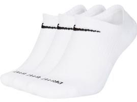 Ponožky Nike Everyday Plus Cushioned Bílá / Černá