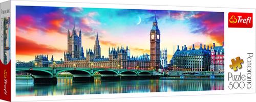 Puzzle panoramatické Big Ben a Westminsterský palác 500 dílk