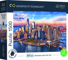 Puzzle prémiové Manhattan New York USA 1500 dílků