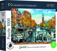 Puzzle prémiové Podzim v Amsterodamu Holandsko 1000 dílků
