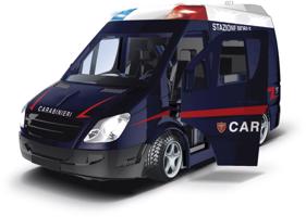 RE.EL Toys mobilní policejní jednotka Carabinieri 1:20 se světly a zvuky natahovací