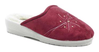 Rogallo 3360-101 bordó dámské zimní papuče