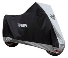 RSA Moto plachta na motocykl černo-stříbrná