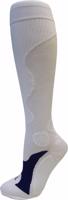 Rulyt Kompresní sportovní ponožky WAVE, bílé Bota velikost: L