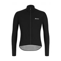 SANTINI Cyklistická větruodolná bunda - NEBULA PURO - černá