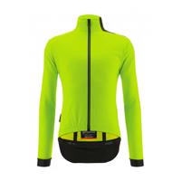 SANTINI Cyklistická zateplená bunda - VEGA MULTI - zelená XL