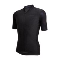 SANTINI Cyklistický dres s krátkým rukávem - COLORE PURO - černá L