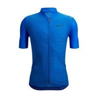 SANTINI Cyklistický dres s krátkým rukávem - COLORE PURO - modrá M