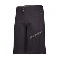 SCOTT Cyklistické kalhoty krátké bez laclu - ENDURANCE LS/FIT - černá 2XL