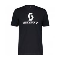 SCOTT Cyklistické triko s krátkým rukávem - ICON SS - bílá/černá L