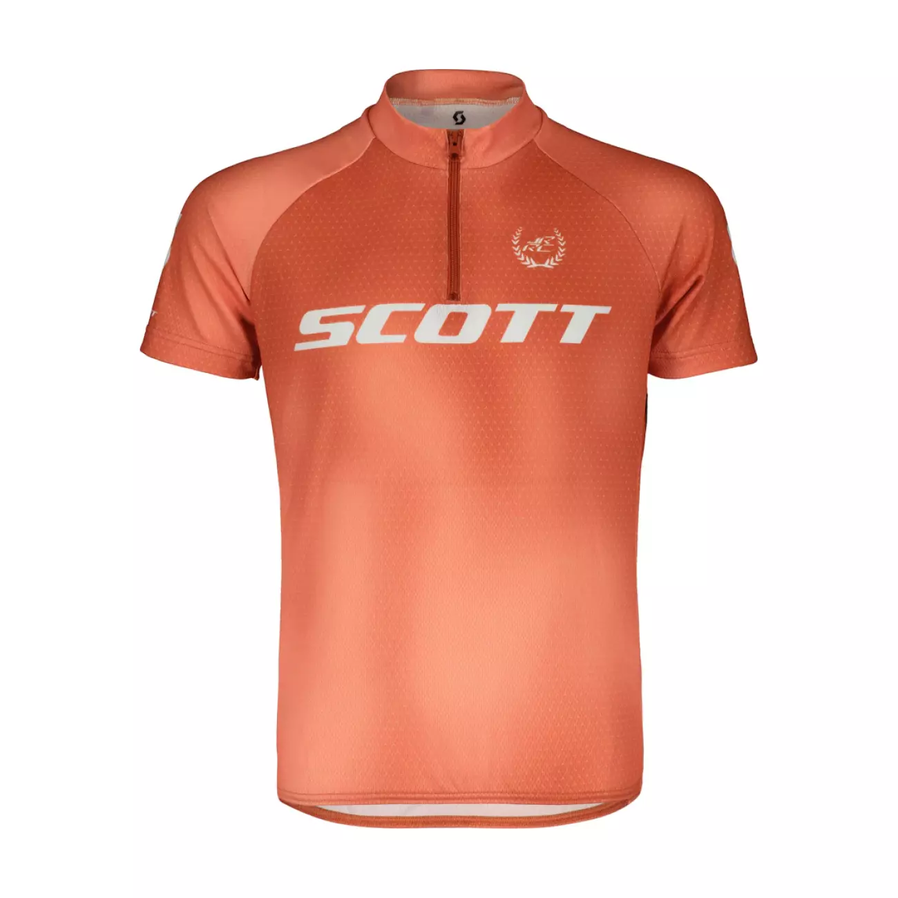 SCOTT Cyklistický dres s krátkým rukávem - RC PRO JR - oranžová 164 cm