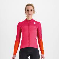 SPORTFUL Cyklistický dres s dlouhým rukávem zimní - BODYFIT PRO THERMAL - růžová S