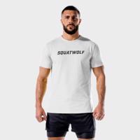 SQUATWOLF Tričko Iconic Muscle White